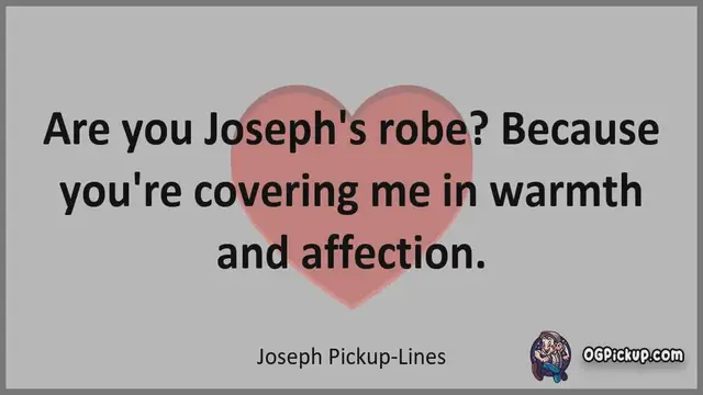 Video thumbnail for Joseph - Pickup-Lines & Rizz for Him & for Her
