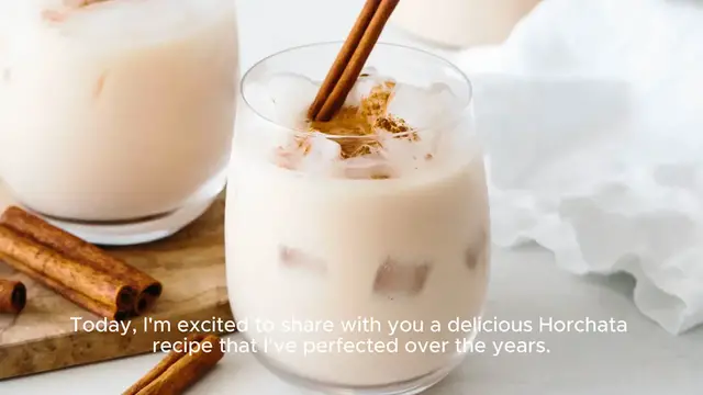 Video thumbnail for Horchata recipe