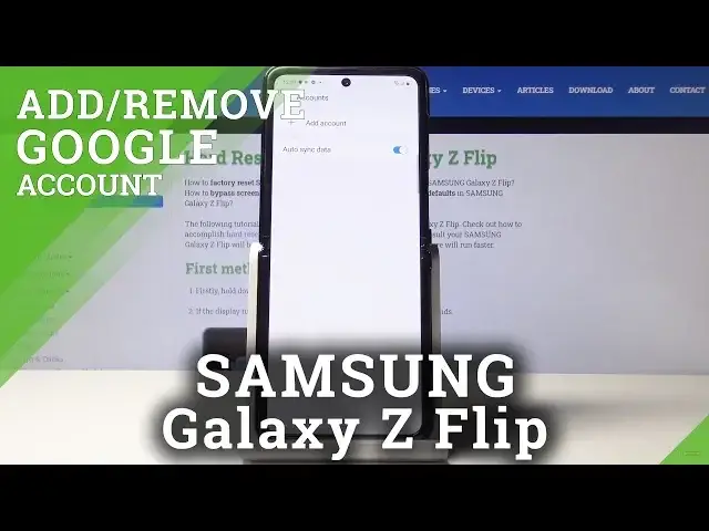 Video thumbnail for How to Add Google Account in Samsung Galaxy Z Flip – Remove Google User