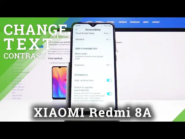 'Video thumbnail for How to Activate High Contrast Text in XIAOMI Redmi 8A – Update Contrast'