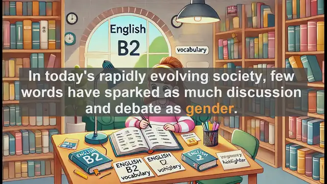 Video thumbnail for 1500 Must Know CEFR B2 Vocabulary - Understanding Gender: Meaning and Usage in Advanced English