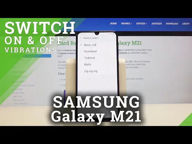 'Video thumbnail for How to Change Vibration Pattern in SAMSUNG Galaxy M21 – Vibration Settings'