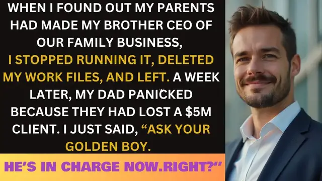 'Video thumbnail for My Parents Secretly Made My Brother CEO Of Our Family Business, So I Erased Everything We Built.'