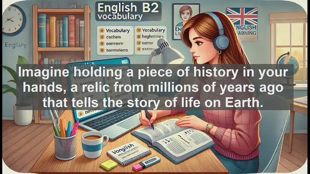 Video thumbnail for 1500 Must Know CEFR B2 Vocabulary - Fossil: Uncovering Ancient Life's Preserved Secrets