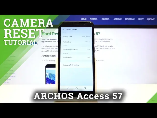 'Video thumbnail for How to Reset Camera Settings in ARCHOS Access 57 – Fix Camera'