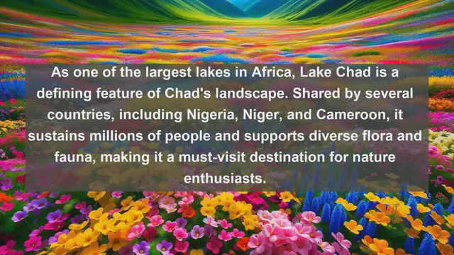 Video thumbnail for Exploring Chad's Natural Jewels: Top 10 Famous Lakes You Must See