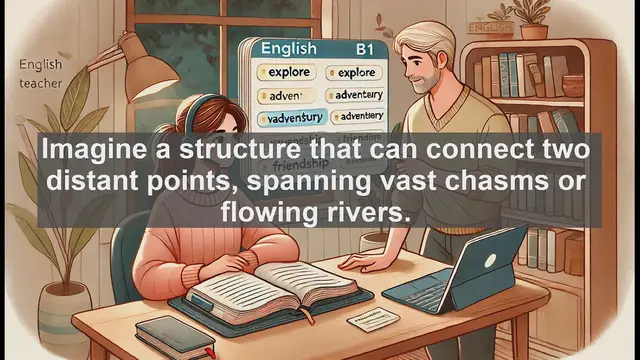 Video thumbnail for 2500 Must Know CEFR B1 Vocabulary - The Power of Bridges: Connecting Places, People, and Ideas