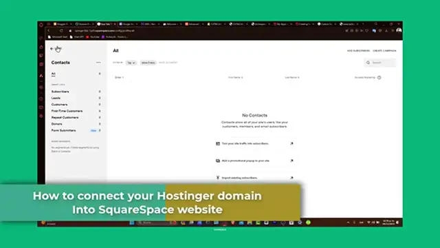 Video thumbnail for How To Connect Hostinger Domain To Squarespace 2024 (Step By Step)