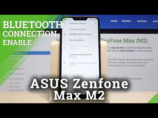 Video thumbnail for How to Use Bluetooth Connection on ASUS Zenfone Max M2 - Connect Devices