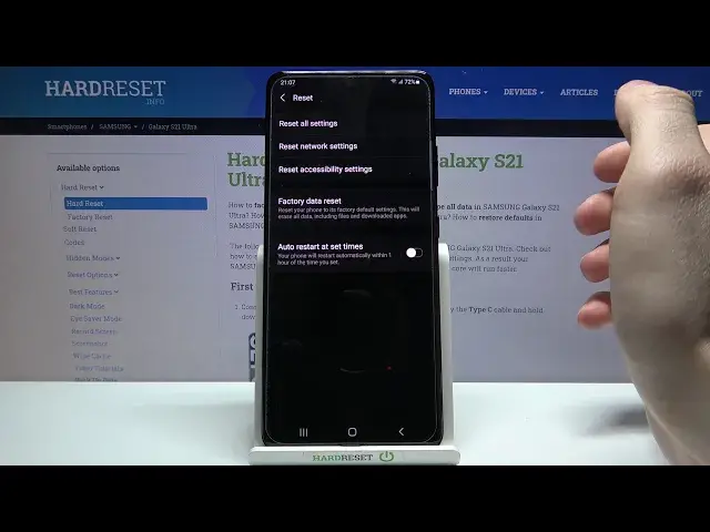 'Video thumbnail for How to Reset Network Settings in SAMSUNG Galaxy S21 Ultra – Restore Network Defaults'