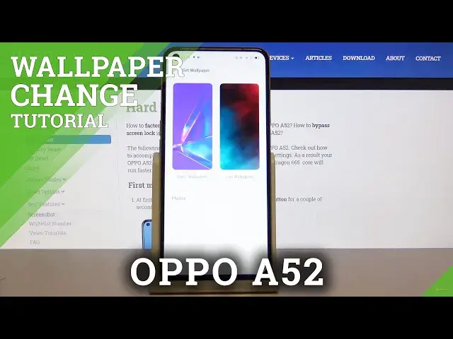 'Video thumbnail for How to Change Wallpaper in OPPO A52 – Refresh Display Look'