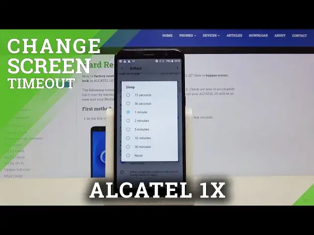 'Video thumbnail for How to Change Screen Timeout on ALCATEL 1X - Screen Settings'