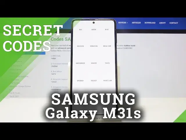 Video thumbnail for Secret Codes on SAMSUNG Galaxy M31s – Hidden Mode / Tesing Menu