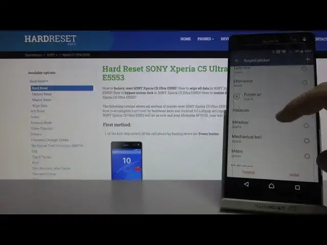 Video thumbnail for Check Alarm Tones List - SONY Xperia C5 & Change Alarm Sound