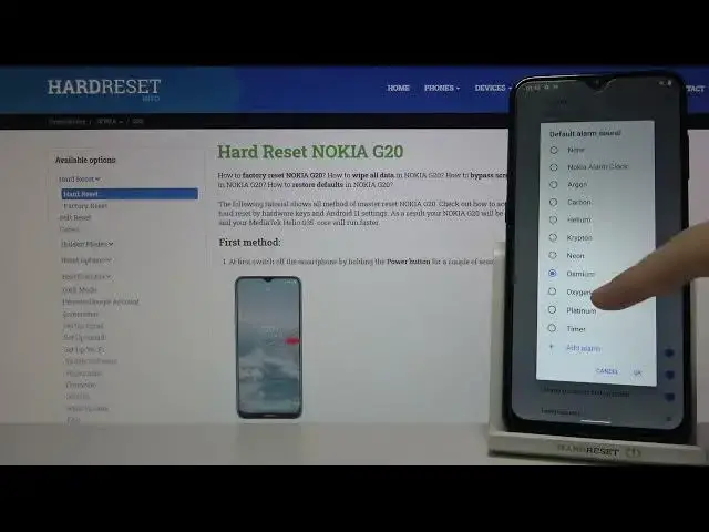 Video thumbnail for Alarm Tones on  NOKIA G20 – Available Sounds of Alarms