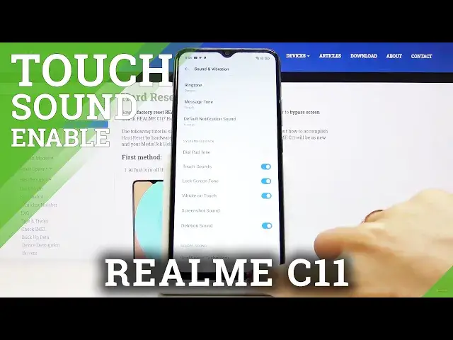 'Video thumbnail for How to Disable or Enable Touch Sounds in REALME C11 - Touch Tone'