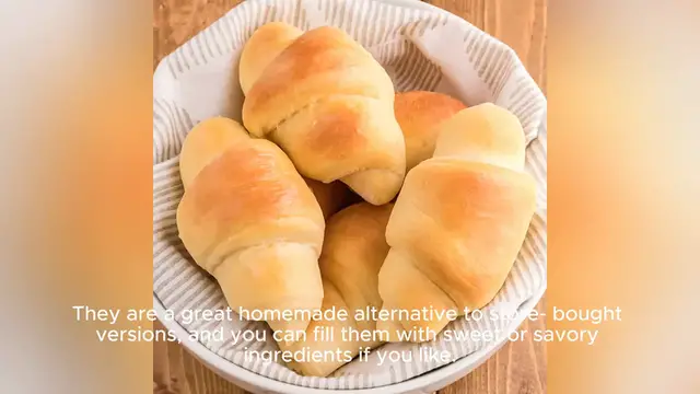 Video thumbnail for crescent roll recipe