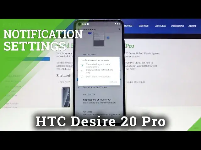 'Video thumbnail for How to Get Into Notifications Options in HTC Desire 20 Pro - Manage Notifications Settings'
