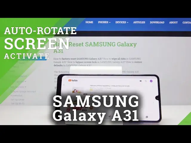 'Video thumbnail for How to Allow Auto-Rotation in SAMSUNG Galaxy A31 – Activate Auto-Rotate Screen'