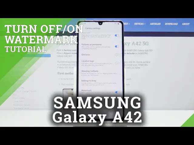 'Video thumbnail for How to Enable Watermark in Samsung Galaxy A42'