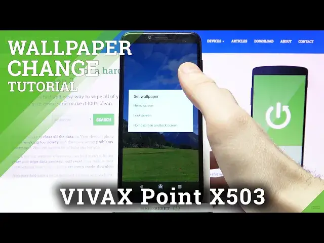 'Video thumbnail for How to Change Wallpaper on VIVAX Point X503 – Set Up Wallpaper on Home Screen and Lock Screen'