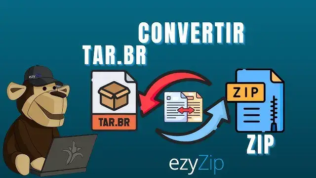 'Video thumbnail for Cómo Convertir TAR.BR a ZIP en Línea (Guía Sencilla)'