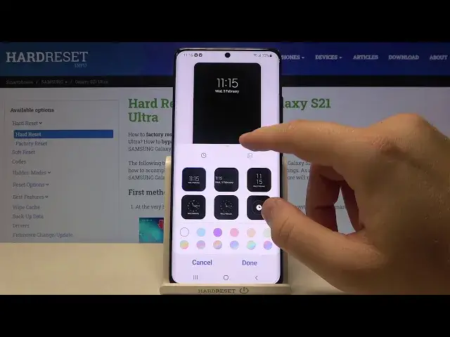 Video thumbnail for How to Enable Always On Screen in SAMSUNG Galaxy S21 – Display Personalization