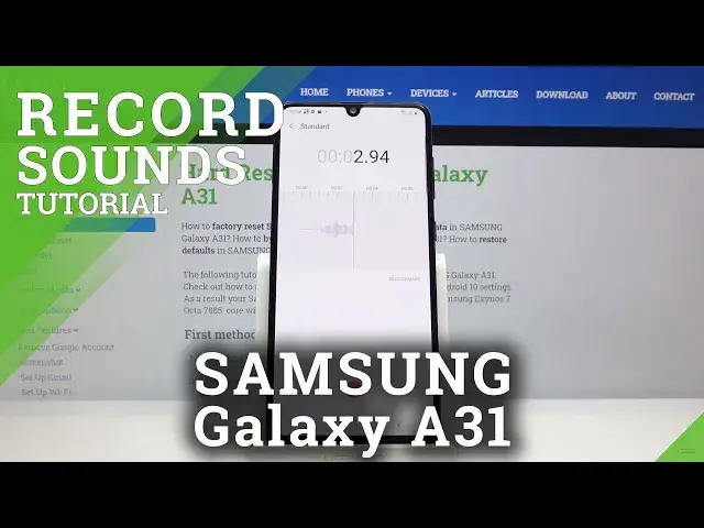 'Video thumbnail for How to Use Voice Recorder in SAMSUNG Galaxy A31 – Record Voice'