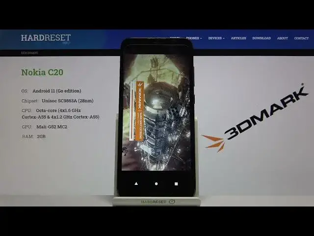 Video thumbnail for Nokia C20 3DMark Sling Shot Extreme Benchmark TEST