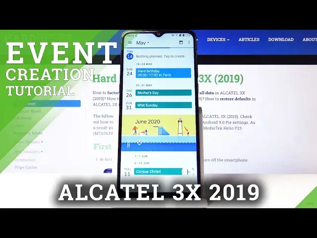 Video thumbnail for How to Set Up Reminder in Alcatel 3X 2019 - Add Event to Calendar