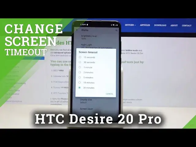 'Video thumbnail for How to Set Screen Timeout in HTC Desire 20 Pro – Find Blackout Options'