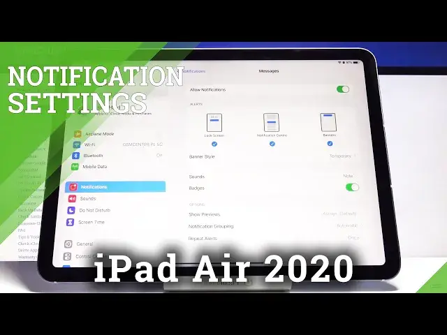 Video thumbnail for How to Customize Notifications on iPad Air 2020 – Notification Content