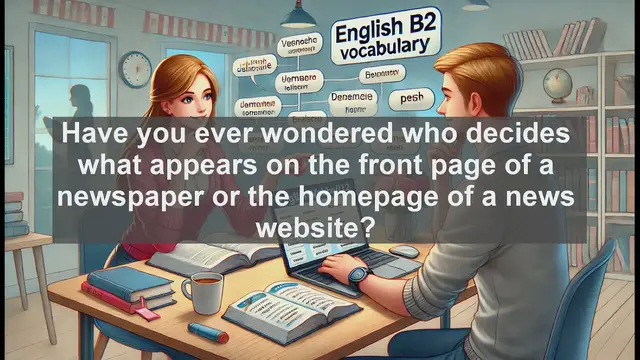 Video thumbnail for 1500 Must Know CEFR B2 Vocabulary - What is an Editorial? Understanding Media's Opinion Pieces