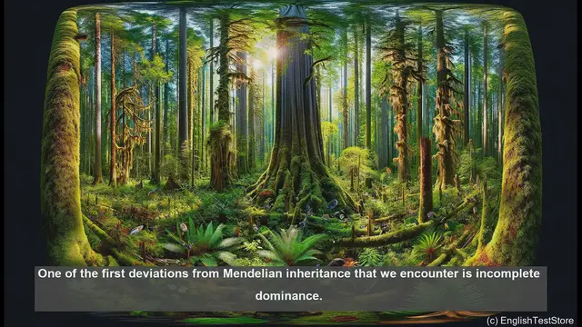Video thumbnail for Non Mendelian inheritance in biology