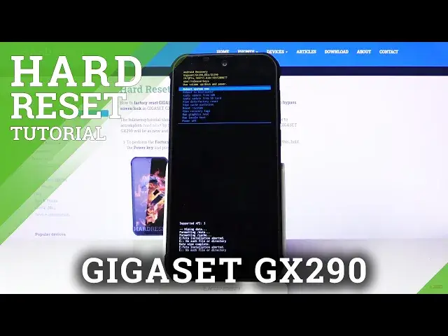 'Video thumbnail for How to Hard Reset GIGASET GX290 – Remove Screen Lock by Recovery Mode'
