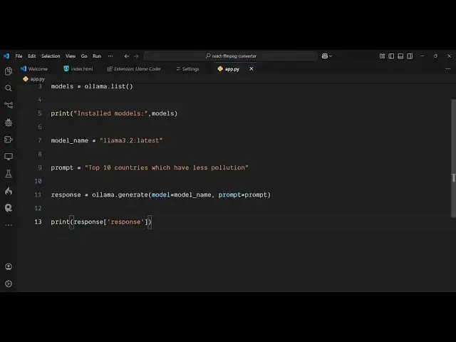 Video thumbnail for How to Download Ollama and Install Deepseek & llama AI Models and Run it in VSCode Using Python