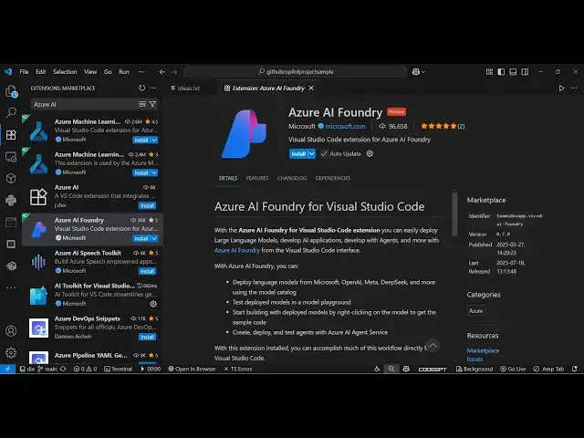 Video thumbnail for Microsoft Azure AI Foundry VSCode Extension is INSANE For Coding Like Github Copilot??