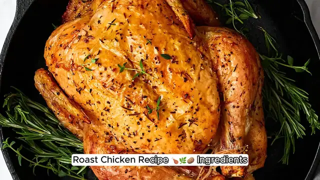 Video thumbnail for Roast Chicken Recipe