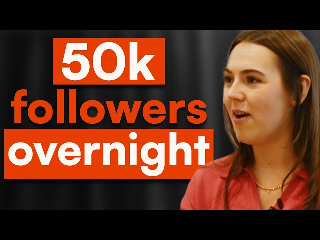 Video thumbnail for How She Became Viral With One Post