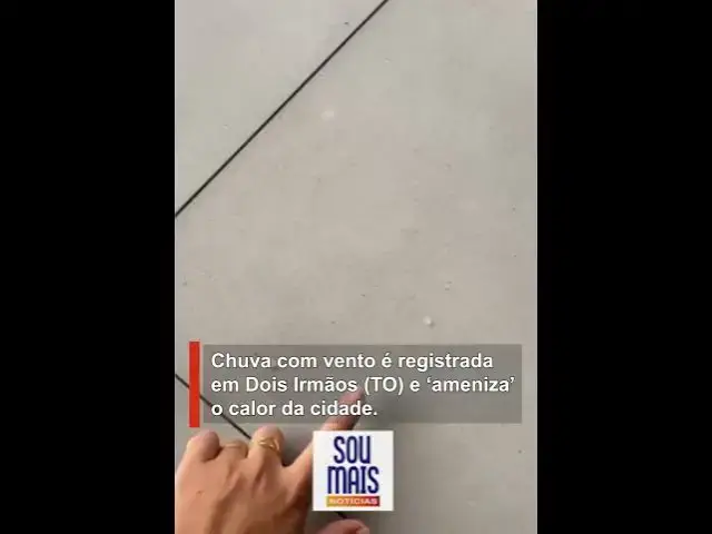 Video thumbnail for Chuvas fortes com vento 'ameniza' calor e causa estragos em cidades do Tocantins - Dois Irmãos