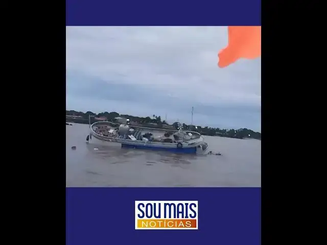 Video thumbnail for Cerca de 60 pessoas são resgatadas após naufrágio de embarcação no Marajó