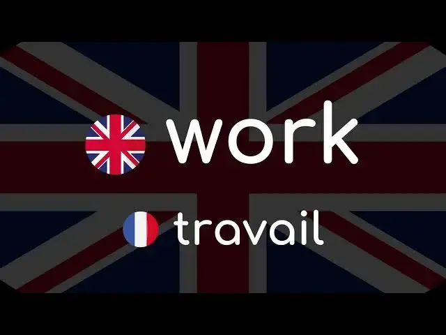 'Video thumbnail for Comment prononcer « work » en anglais'