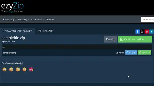 Video thumbnail for 🎬 Jak Konwertować Pliki ZIP Do MP4 Online Za Darmo | Bez Instalacji Oprogramowania