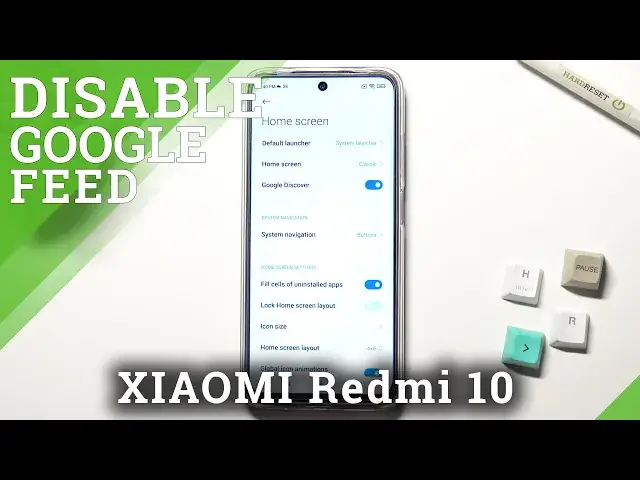 'Video thumbnail for How to Turn On / Off Google Feed on XIAOMI Redmi 10 -  Set Up Google News'