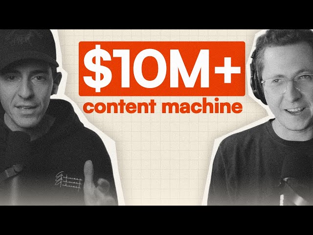 Video thumbnail for He’s Building a Content Machine that Makes $1M+ a Month