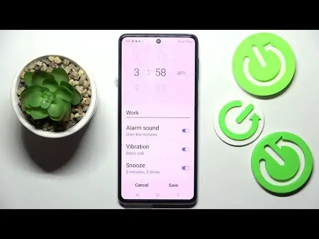 'Video thumbnail for How to Set Up Alarm Clock on Samsung Galaxy M53 - Manage Alarm Settings'