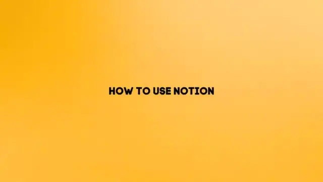 'Video thumbnail for How to Use Notion For Beginners (Step by Step)  Notion Tutorial 2024'