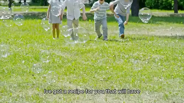 Video thumbnail for Bubble recipe