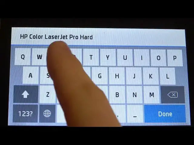 Video thumbnail for How to Change network name on Hp Color LaserJet Pro / Change bounjour name on Hp Color LaserJet Pro