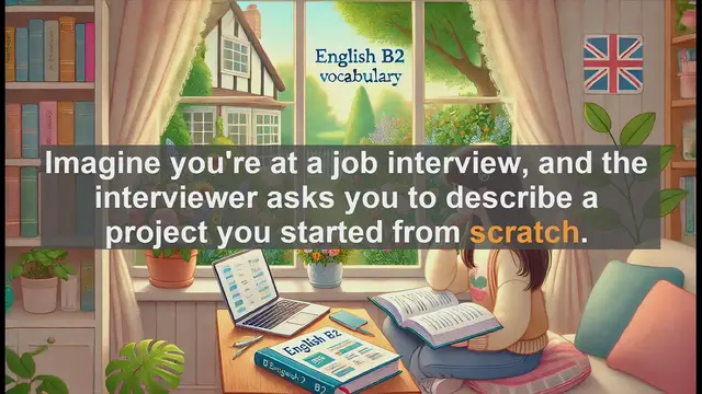 'Video thumbnail for 1500 Must Know CEFR B2 Vocabulary - Understanding 'Scratch': A Versatile Word for B2 English Learners'